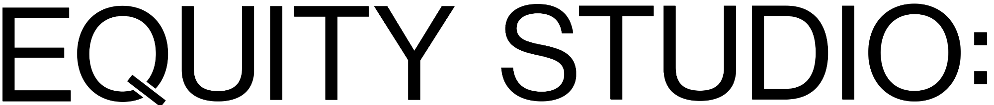 The Equity Studio black typography logo